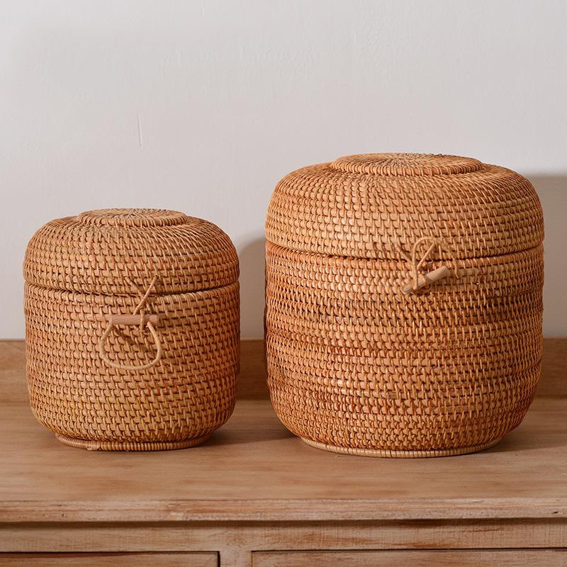 Handwoven Rattan çay saklama k - Food Storage Oven Safe incelemesi ve fiyatı