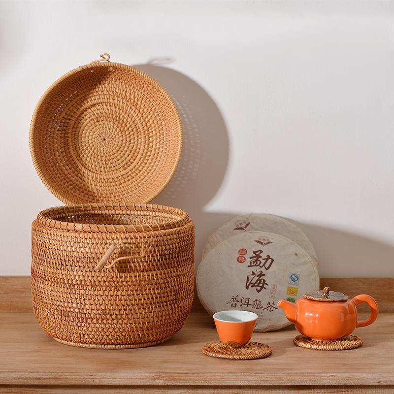 Handwoven Rattan çay saklama k - Food Storage Oven Safe incelemesi ve fiyatı