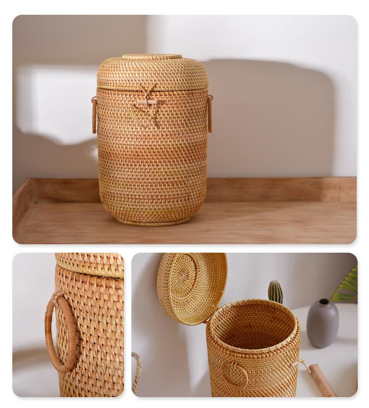 Handwoven Rattan çay saklama k - Food Storage Oven Safe incelemesi ve fiyatı