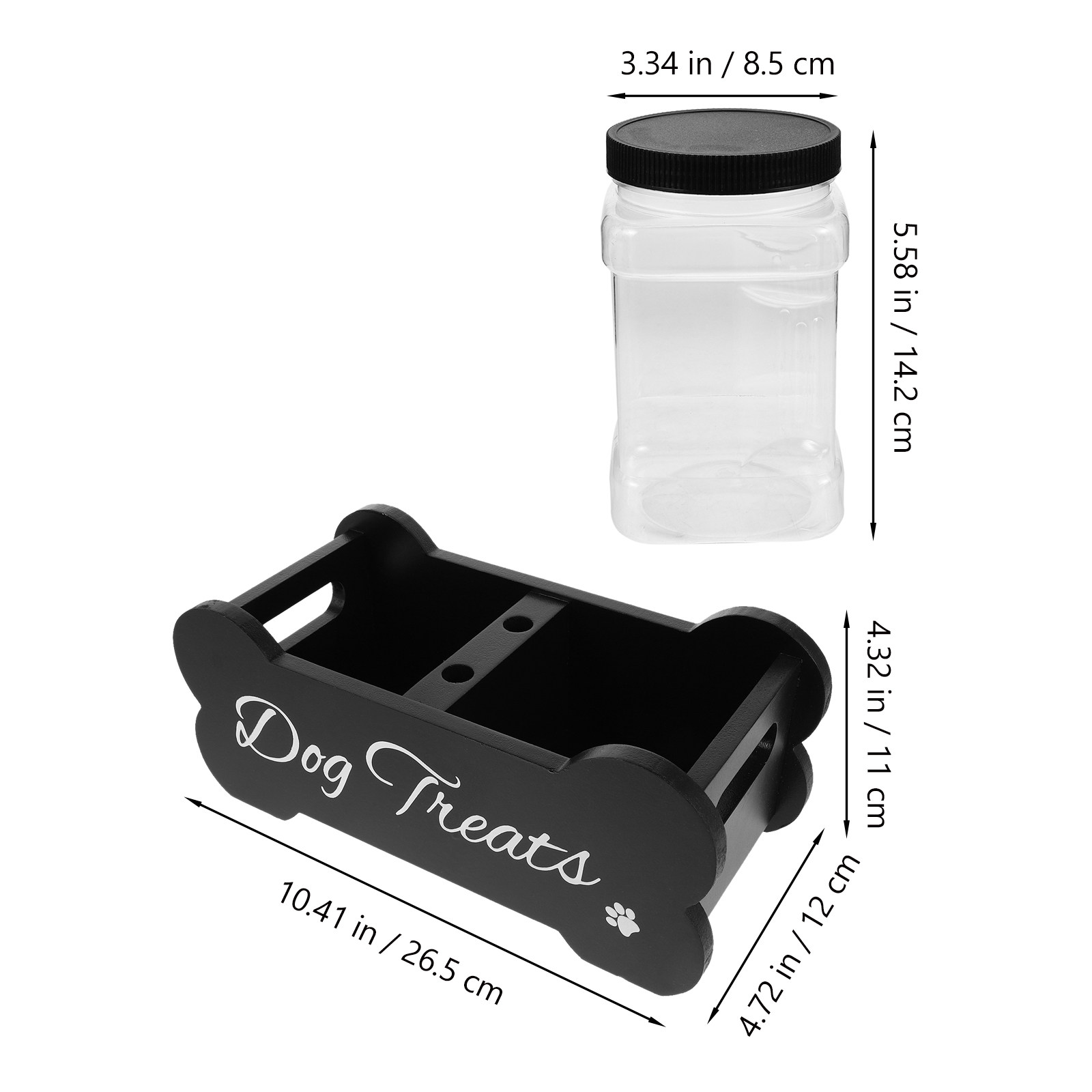 Bölmeli Ahşap Köpek Ödül Mamas - Food Storage With Dividers incelemesi ve fiyatı