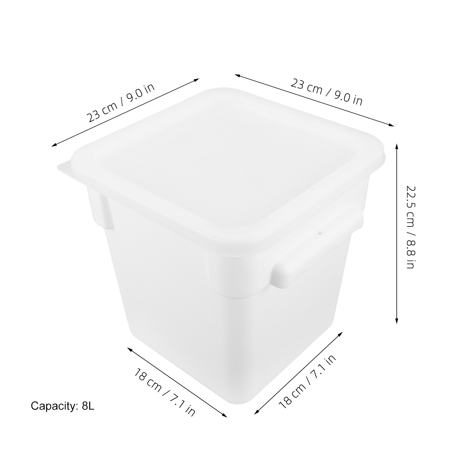 Ticari Kullanıma Uygun, 8 Litr - Food Storage Containers incelemesi ve fiyatı